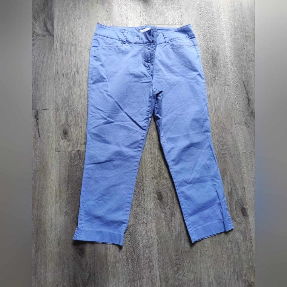LN NY&Company Light Periwinkle Blue Capri/Cropped Pant